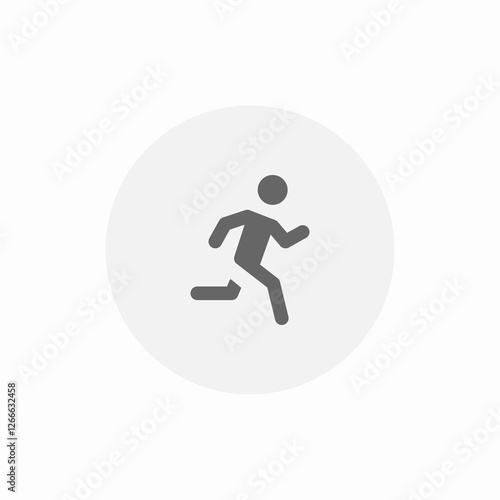 rush run icon sign vector