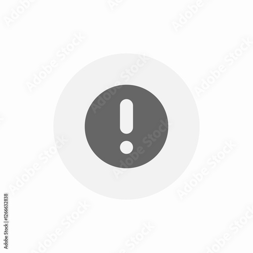 system warning icon sign vector