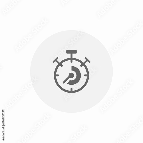 timer countdown icon sign vector