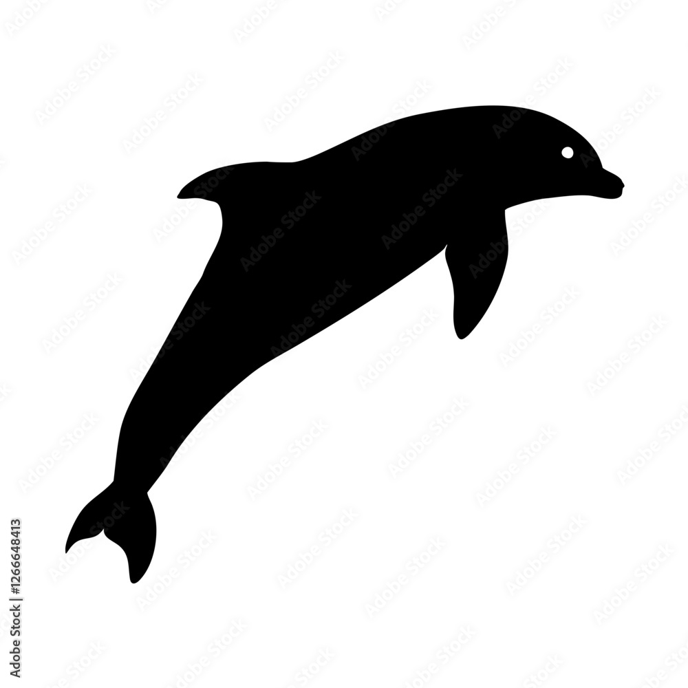 dolphin isolated on white background dolphin isolated on white background