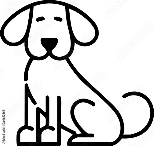 Dog Outline Icon