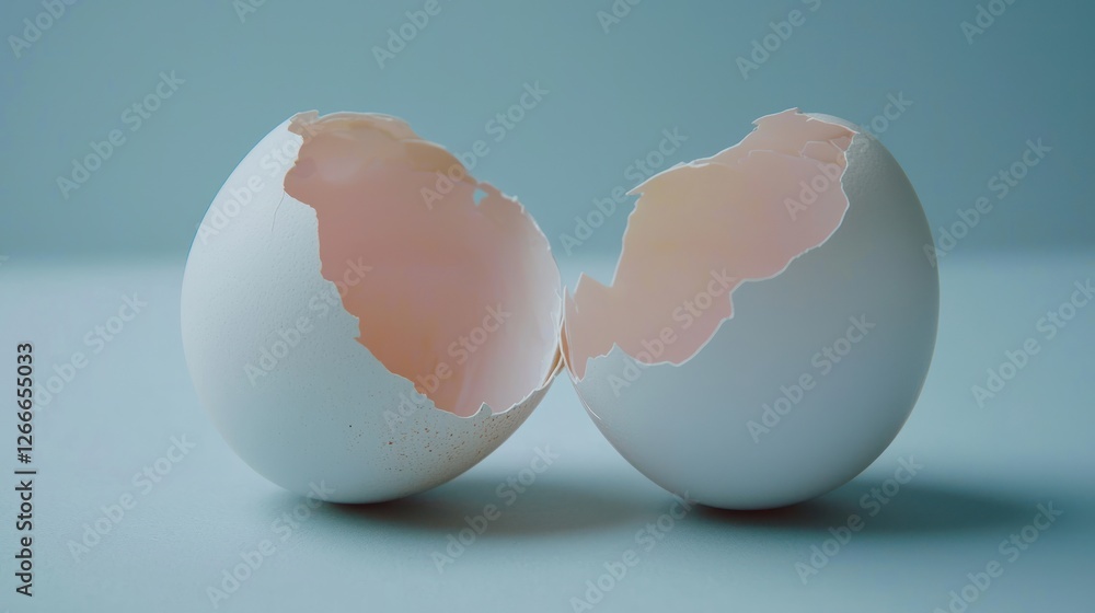 Cracked Eggshells: A Study in Fragility and New Beginnings