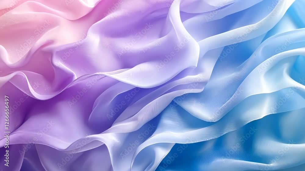 Colorful silk waves swirl in artistic display of light and texture. Generative AI Colorful silk waves swirl in artistic display of light and texture. Generative AI