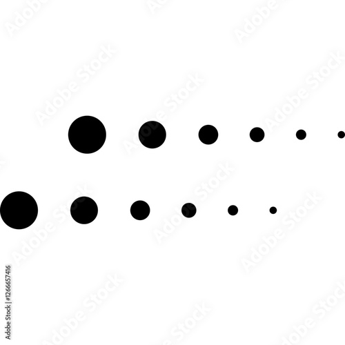 Abstract Dot Shape