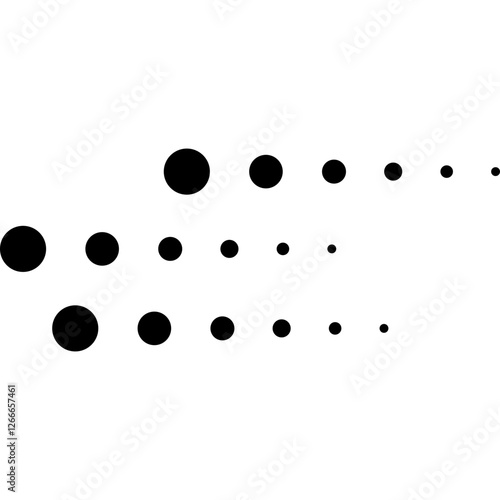 Abstract Dot Shape