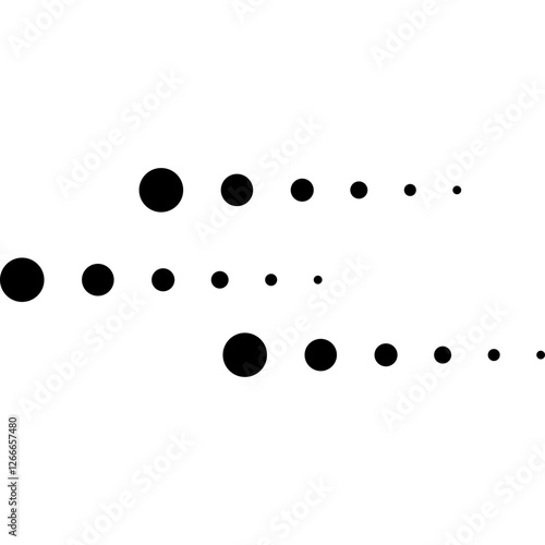 Abstract Dot Shape