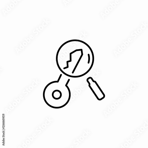 key search icon sign vector