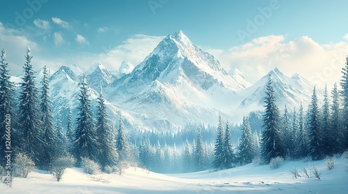 snow moutain and green adverture background,illustration --ar 16:9 --stylize 450 --v 6.1 Job ID: 0cb42c28-a50c-4618-80fe-51129d07ba4e
