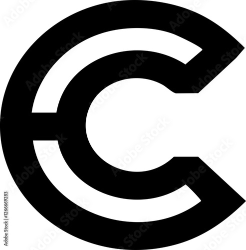 Letter C Outline Logo