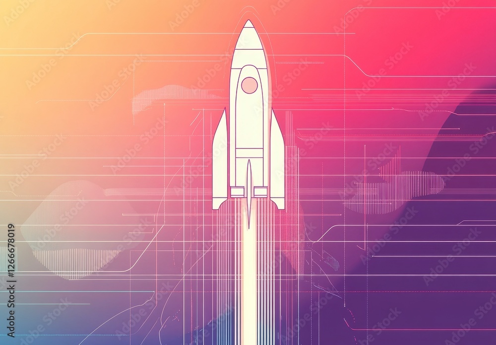 Rocket Launch Concept Art Rocket Launch Concept Art