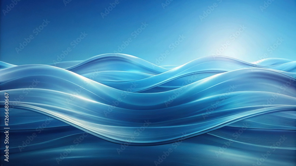 Serene Abstract Ocean Waves Under a Bright Sky, Evoking a Sense of Calm and Tranquility Serene Abstract Ocean Waves Under a Bright Sky, Evoking a Sense of Calm and Tranquility