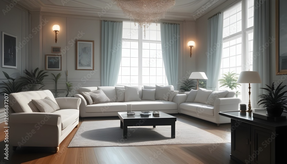 Fototapeta premium modern living room