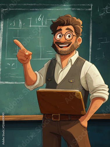 Teacher Cartoon