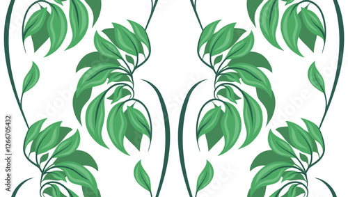 Vector seamless pattern with human kidneys. Healthy and eco-friendly lifestyle. Texture with anatomical organs made of foliage. Background for medical wallpaper