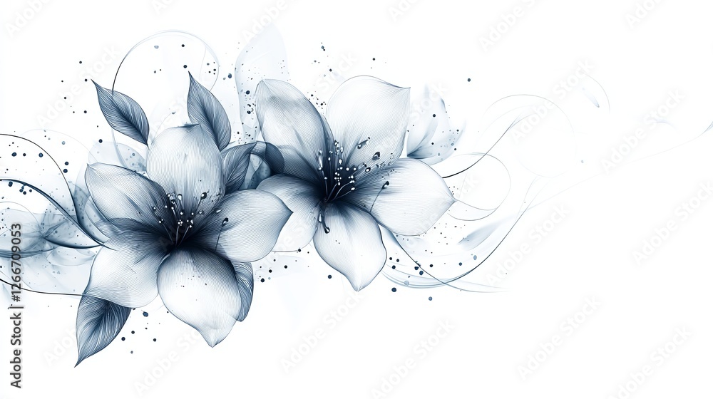 Elegant Black and White Floral Wallpaper Design Featuring Delicate Petals and Intricate Patterns Creating a Timeless and Sophisticated Atmosphere Perfect for Home Decor or Art Projects Elegant Black and White Floral Wallpaper Design Featuring Delicate Petals and Intricate Patterns Creating a Timeless and Sophisticated Atmosphere Perfect for Home Decor or Art Projects