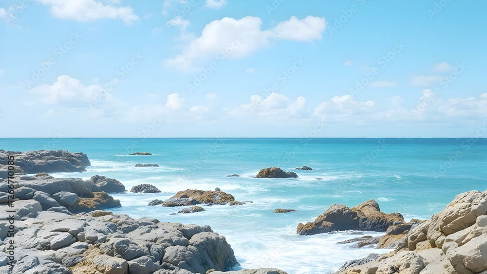 Ocean Breeze – A mix of pale turquoise and sky blue, evoking the fresh sea air. Ocean Breeze – A mix of pale turquoise and sky blue, evoking the fresh sea air.