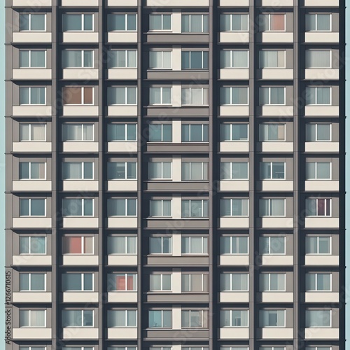Gray and Off White Apartment Building Facade Under Day Light