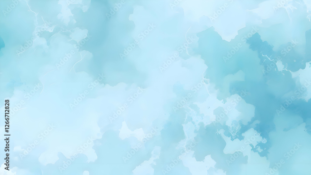 Fototapeta premium Ocean Breeze – A mix of pale turquoise and sky blue, evoking the fresh sea air.