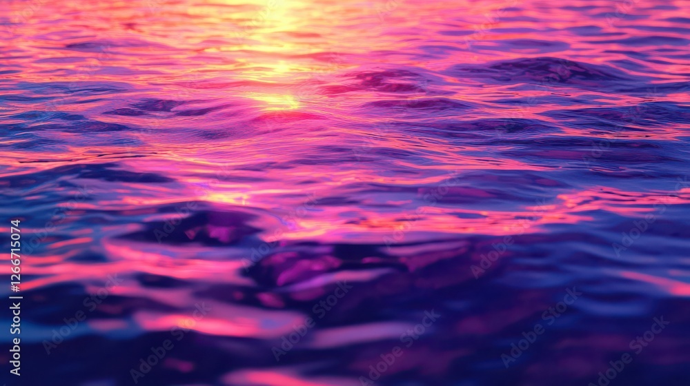 Vibrant Sunset Reflections on Water Vibrant Sunset Reflections on Water