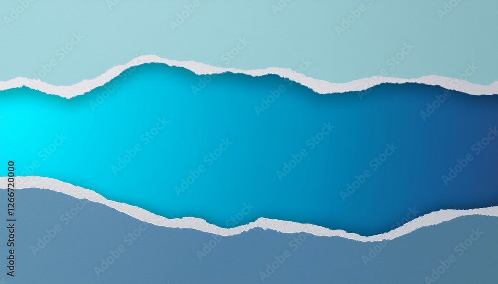 Modern template for paper design with a ripped middle of transparent paper, space for text, ad and other purposes. Modern template for paper design with a ripped middle of transparent paper, space for text, ad and other purposes.