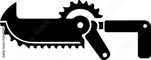 Saw vector design illustration icon