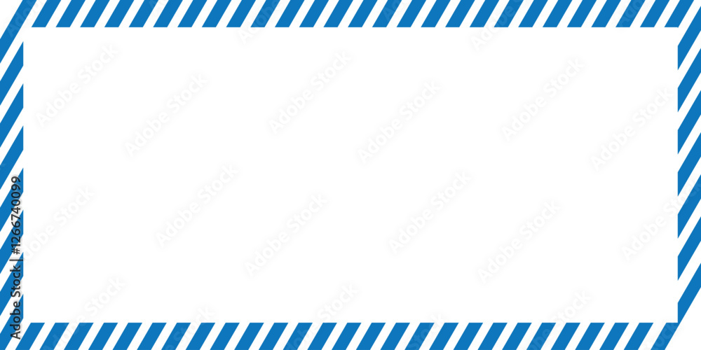 A yellow and black striped border frame surrounding a blank white rectangular background. A yellow and black striped border frame surrounding a blank white rectangular background.