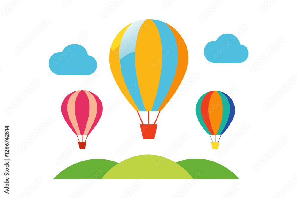 Fototapeta premium hot air balloon