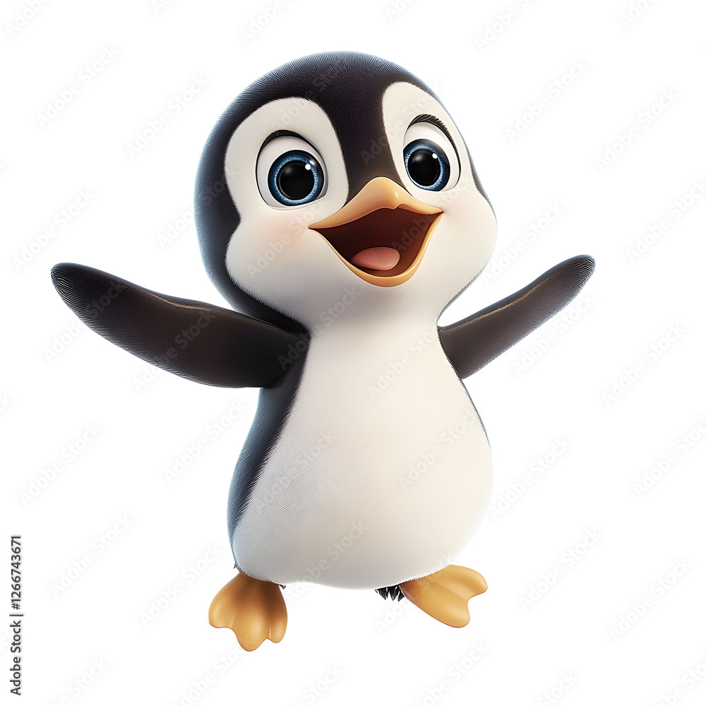 Obraz premium penguin cartoon