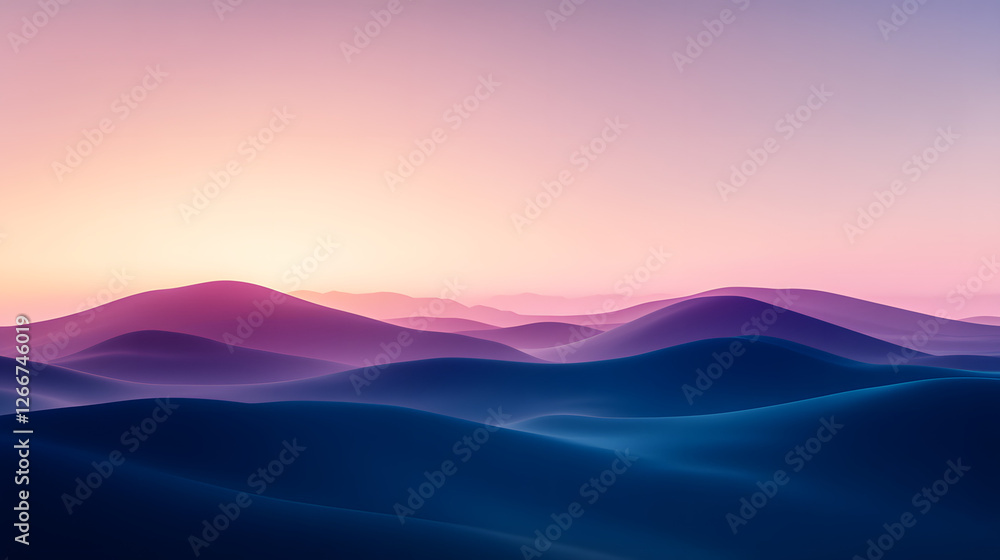 A Tranquil Landscape Bathed in Soft Warm Light
A Tranquil Landscape Bathed in Soft Warm Light
