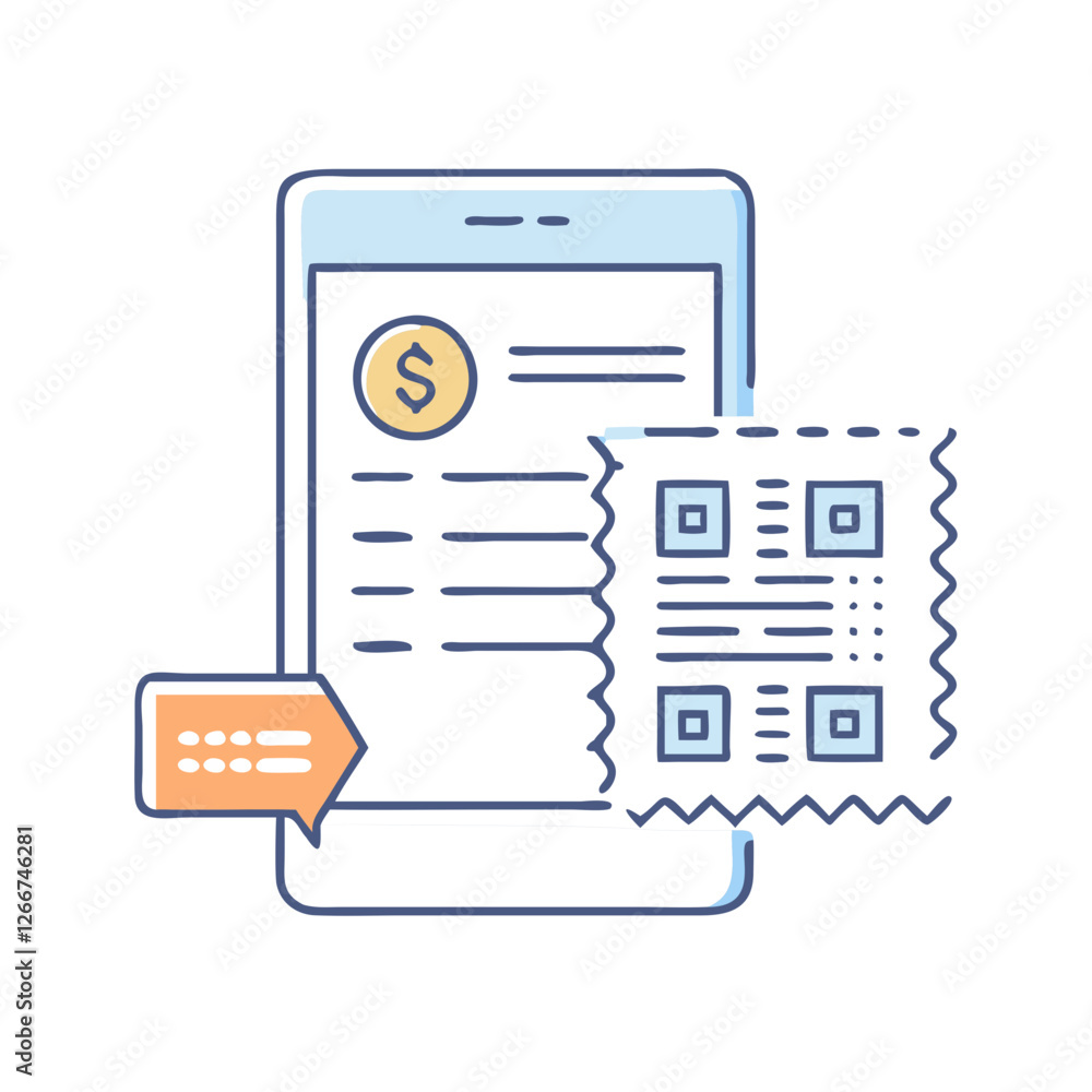 qr code with receipt icon, qr code with receipt vector illustration-simple illustration of qr code with receipt, perfect for qr code with receipt logos and icons qr code with receipt icon, qr code with receipt vector illustration-simple illustration of qr code with receipt, perfect for qr code with receipt logos and icons