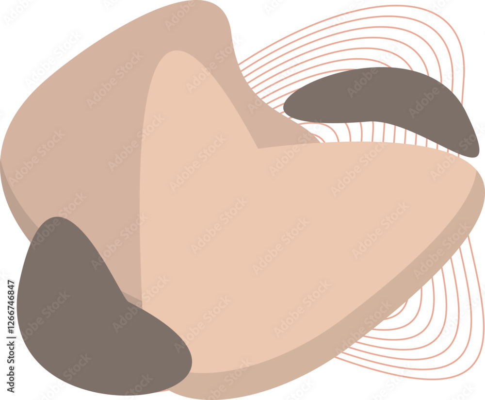 Aesthetic Abstract Blob Element Aesthetic Abstract Blob Element