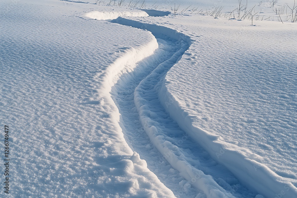 Railway tracks covered with snow in the countryside of Bavaria, Germany Railway tracks covered with snow in the countryside of Bavaria, Germany