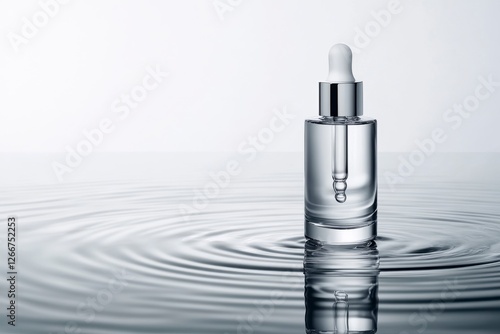 Panthenol serum for skincare offering hydration and soothing benefits for sensitive skin photo