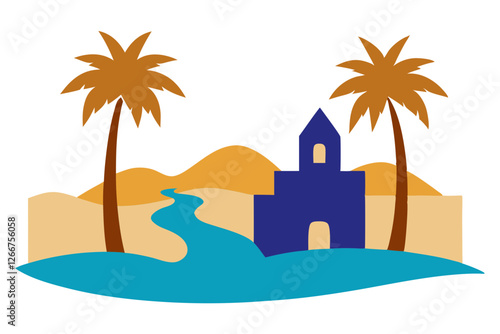 castle on the beach