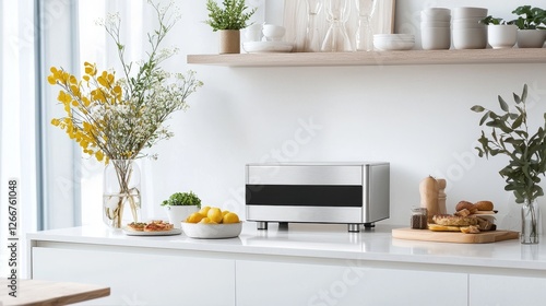 Wallpaper Mural Modern kitchen decor with stylish food preparation essentials Torontodigital.ca