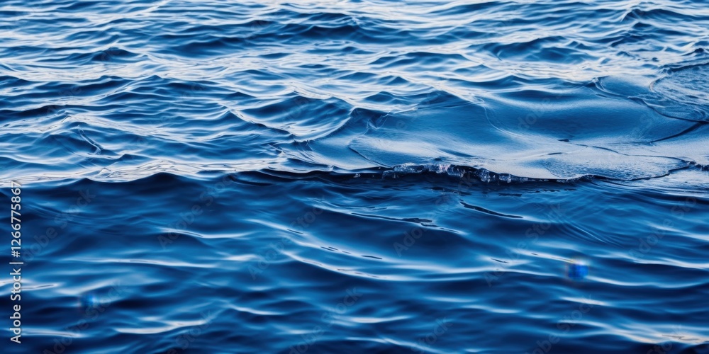Deep blue sea water with ripples and small waves for background texture. Stock image for website or print Deep blue sea water with ripples and small waves for background texture. Stock image for website or print
