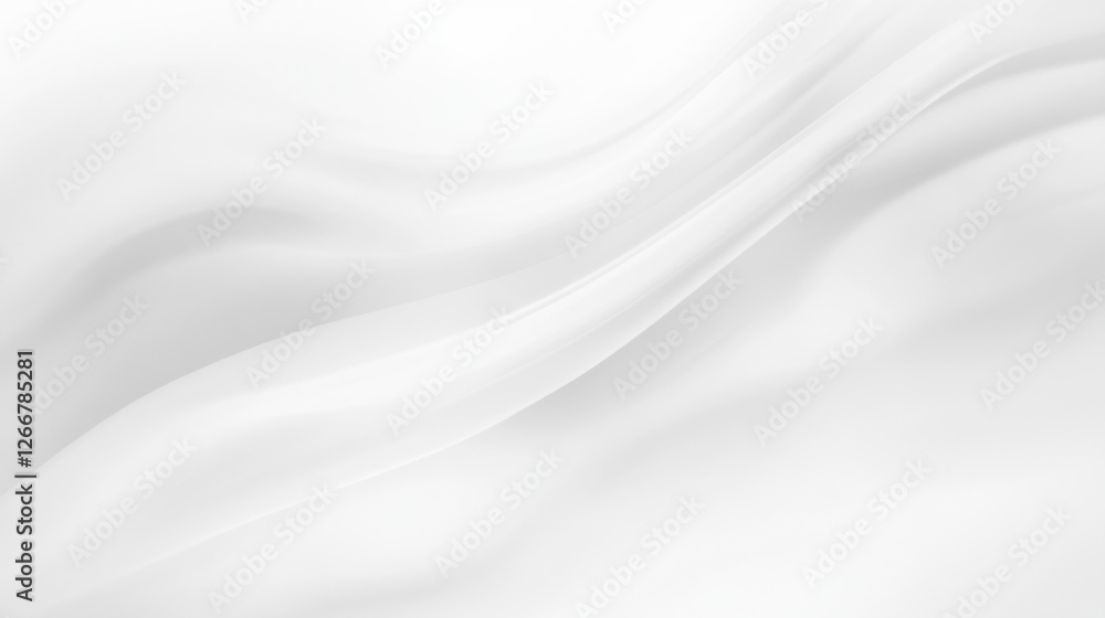 Soft, flowing white fabric creates serene and elegant background, perfect for various design projects. gentle curves and smooth texture evoke sense of calm and simplicity Soft, flowing white fabric creates serene and elegant background, perfect for various design projects. gentle curves and smooth texture evoke sense of calm and simplicity