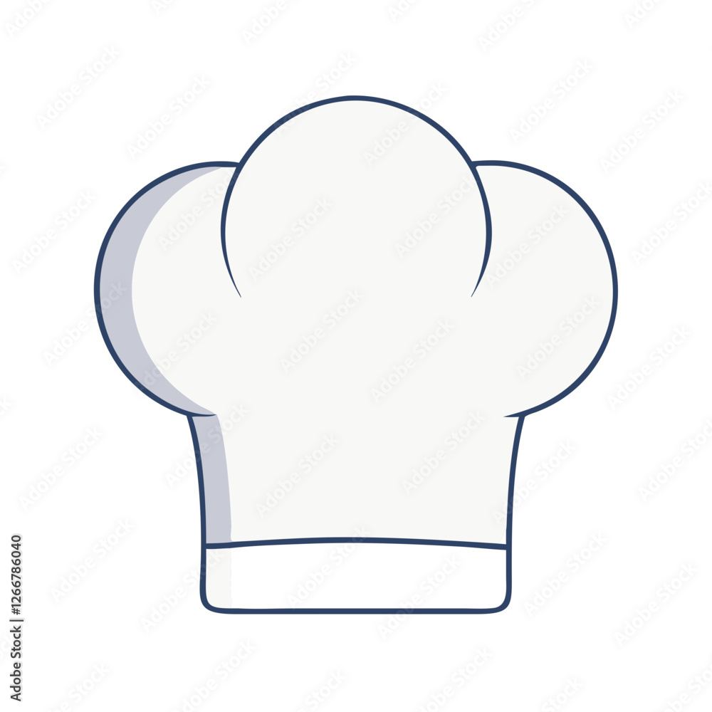 chef hat icon, chef hat vector illustration-simple illustration of chef hat, perfect for chef hat logos and icons