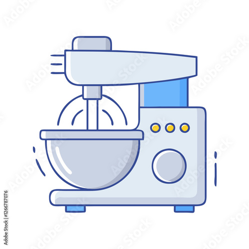 food processor icon, food processor vector illustration-simple illustration of food processor, perfect for food processor logos and icons