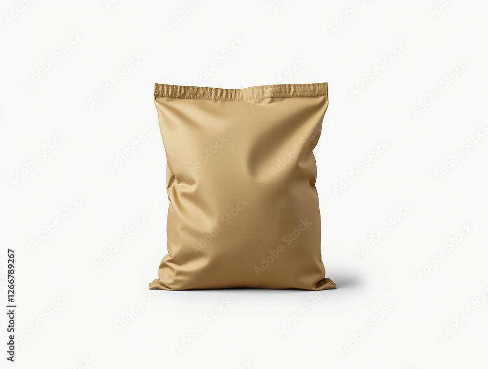 A plain brown sack sits upright on a smooth surface, its simple design emphasizing functionality and versatility. Ideal for storage, packaging, or decorative purposes, it complements various settings. A plain brown sack sits upright on a smooth surface, its simple design emphasizing functionality and versatility. Ideal for storage, packaging, or decorative purposes, it complements various settings.
