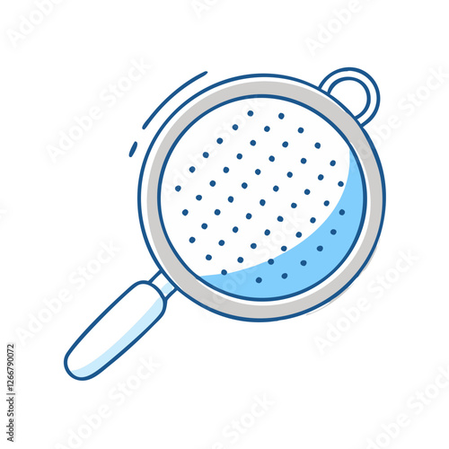 strainer icon, strainer vector illustration-simple illustration of strainer, perfect for strainer logos and icons