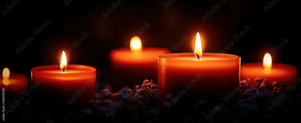 Advent Candles Warm Glow Christmas Tradition Serenity Advent Candles Warm Glow Christmas Tradition Serenity