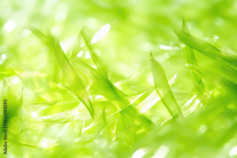 A close-up view of lush green grass with fine details A close-up view of lush green grass with fine details