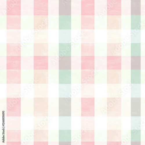 seamless gingham fabric texture in soft pastel colors vintage fabric
