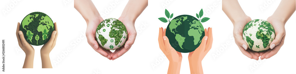 Hands Gently Holding a Green and Leafy Globe Symbolizing Environmental Protection Conservation and Promoting Sustainable Living for a Greener Future Hands Gently Holding a Green and Leafy Globe Symbolizing Environmental Protection Conservation and Promoting Sustainable Living for a Greener Future