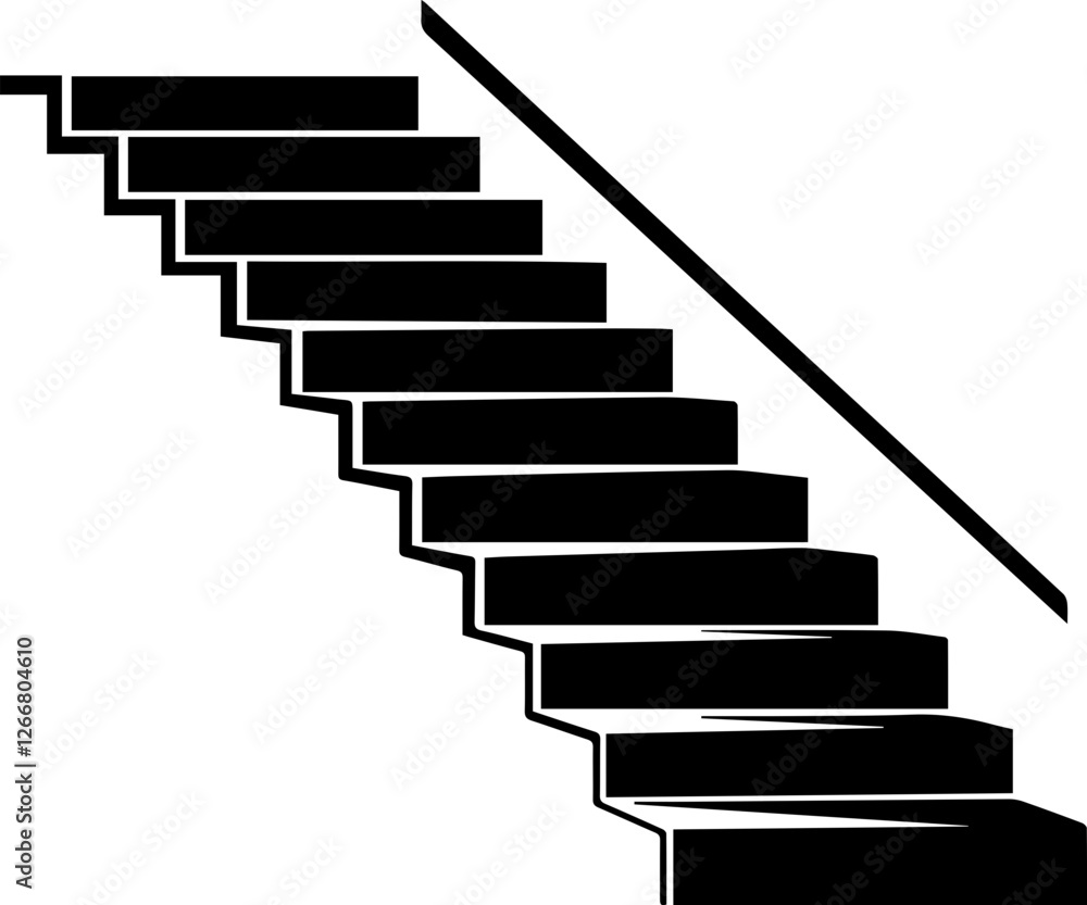 custom made wallpaper toronto digitalStair vector design simple illustration