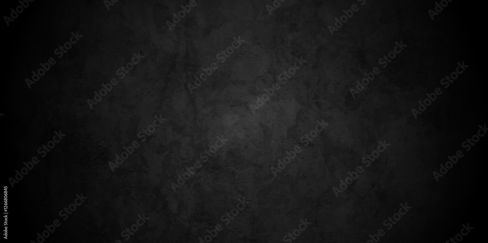 Dark grey black slate texture and grey cement texture. Abstract elegance black stone background with beautiful black stone wall.