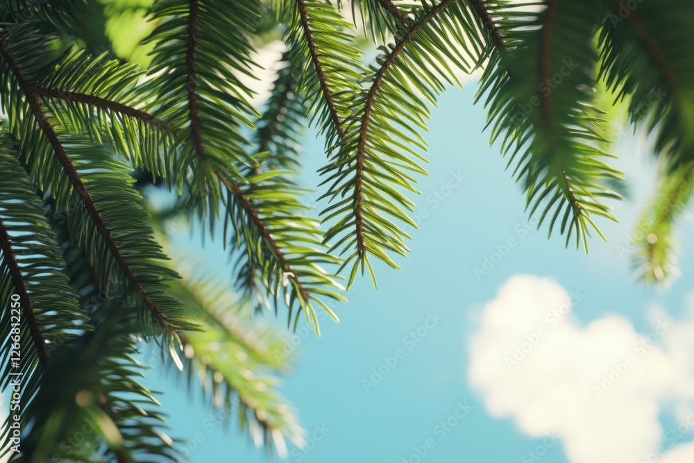 Close-up view of a tree branch against a clear blue sky Close-up view of a tree branch against a clear blue sky