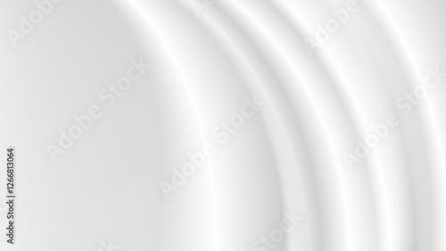 Abstract wrinkles white silk cloth fabric wave overlapping with light and shadow. white and gray texture background. copy space for web design. vector illustration	
