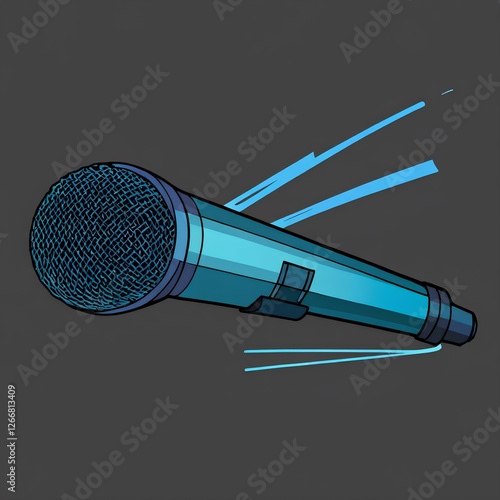 microphone, mic, on air